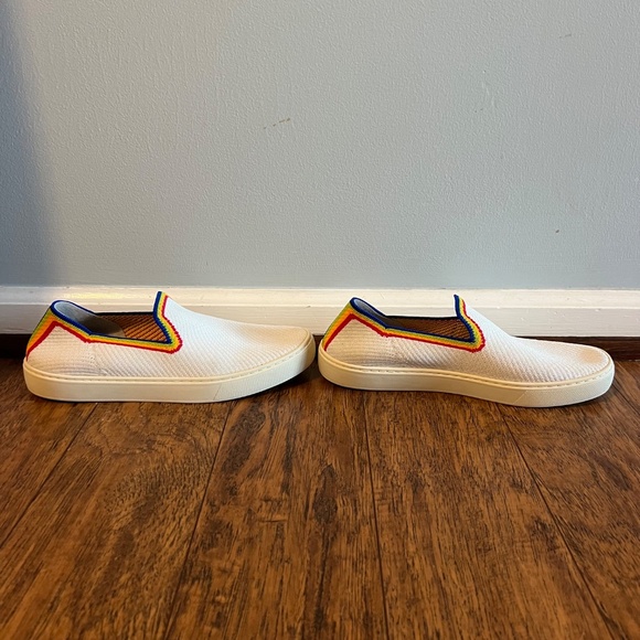 Rothy’s Women’s Rainbow Limited Edition The Slip On Sneakers - Picture 4 of 8